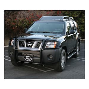 1-1/2-Inch Black Steel Grille Guard, No-Drill, Select Nissan Xterra