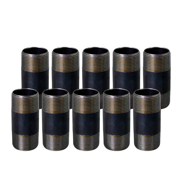thumbnail image 2 of SM 4" X 6" Schedule 40 Welded Black Steel Pipe Nipple - NPT Threaded Both Ends 2 of 6