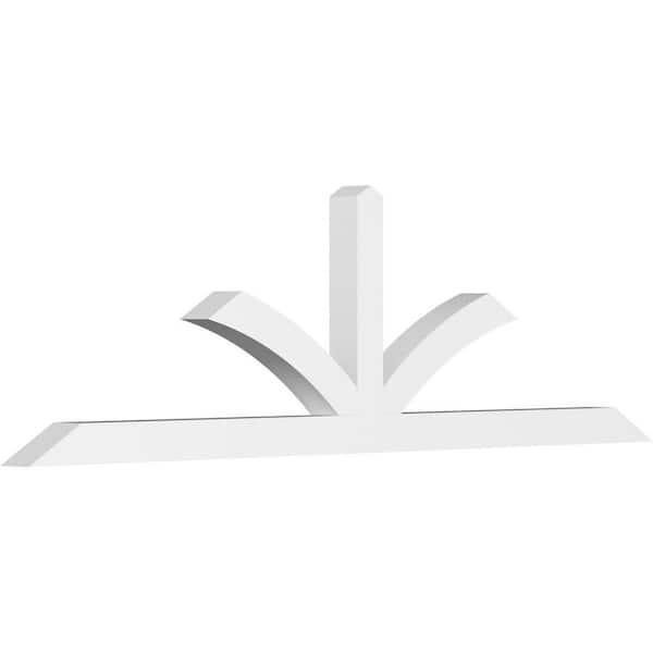 Ekena Millwork Richland 96 in. W x 28 in. H x 4 in. D Signature Polyurethane Bracket