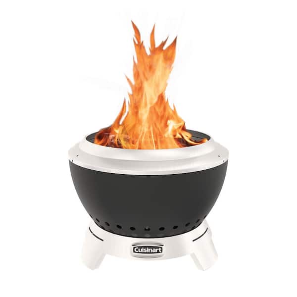 Cuisinart Cleanburn 19.5 in. Stainless Steel Wood Smokeless Fire Pit