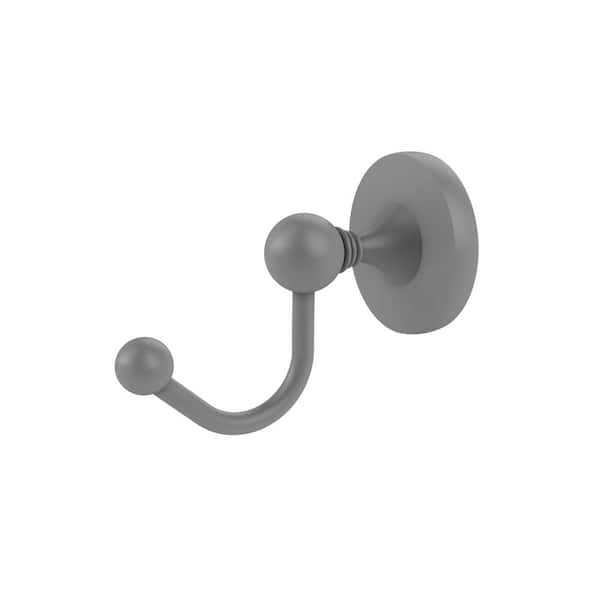 Allied Brass Shadwell Collection J-Hook Robe/Towel Hook in Matte Gray