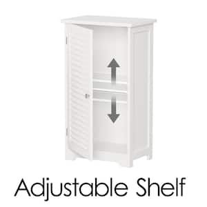 11.5 in. W x 17.5 in. x 31 in. H Freestanding Linen Cabinet with Anti-Tipping Hardware