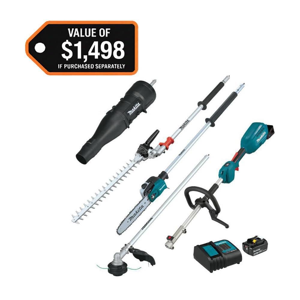 18V LXT Couple Shaft Power Head Kit w/String Trimmer, Pole Saw, Articulating Hedge Trimmer & Blower Attachments, 4.0Ah price history on PriceWatchPro