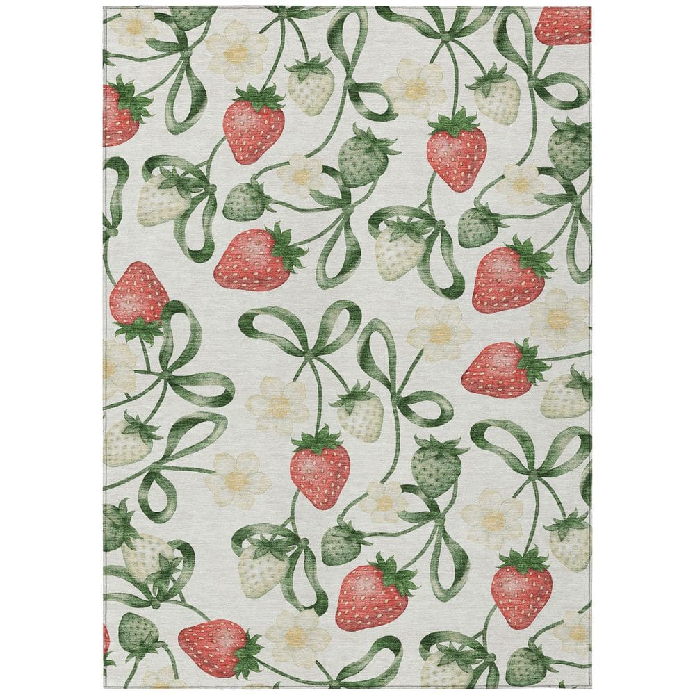Chantille Machine Washable Indoor/Outdoor Abstract ACN2864 Ivory 3 ft. x 5 ft. Area Rug price history on PriceWatchPro