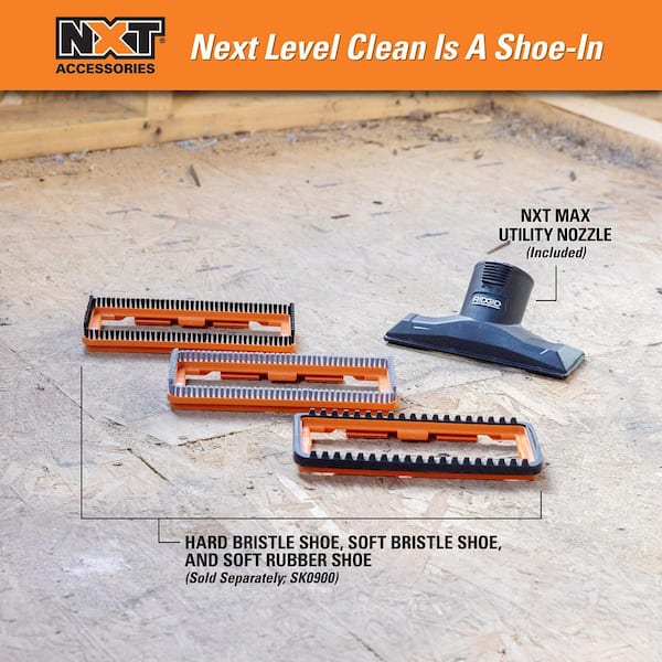 RIDGID - 16 Gallon 5.0 Peak HP NXT Shop Vacuum Wet Dry Vac with General Debris Filter, Locking Hose and Accessory Attachments