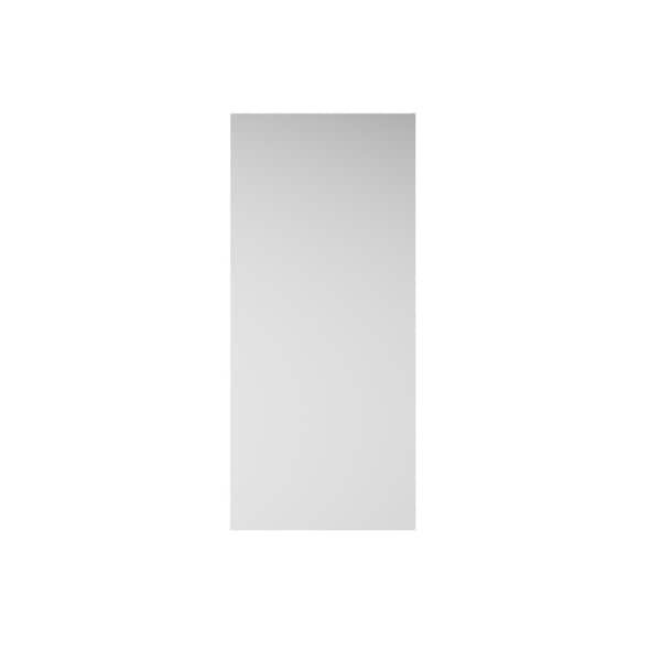 16 in. W x 36 in. H Rectangular Medicine Cabinet with Mirror in Silver with Adjustable Shelves, Soft-Close