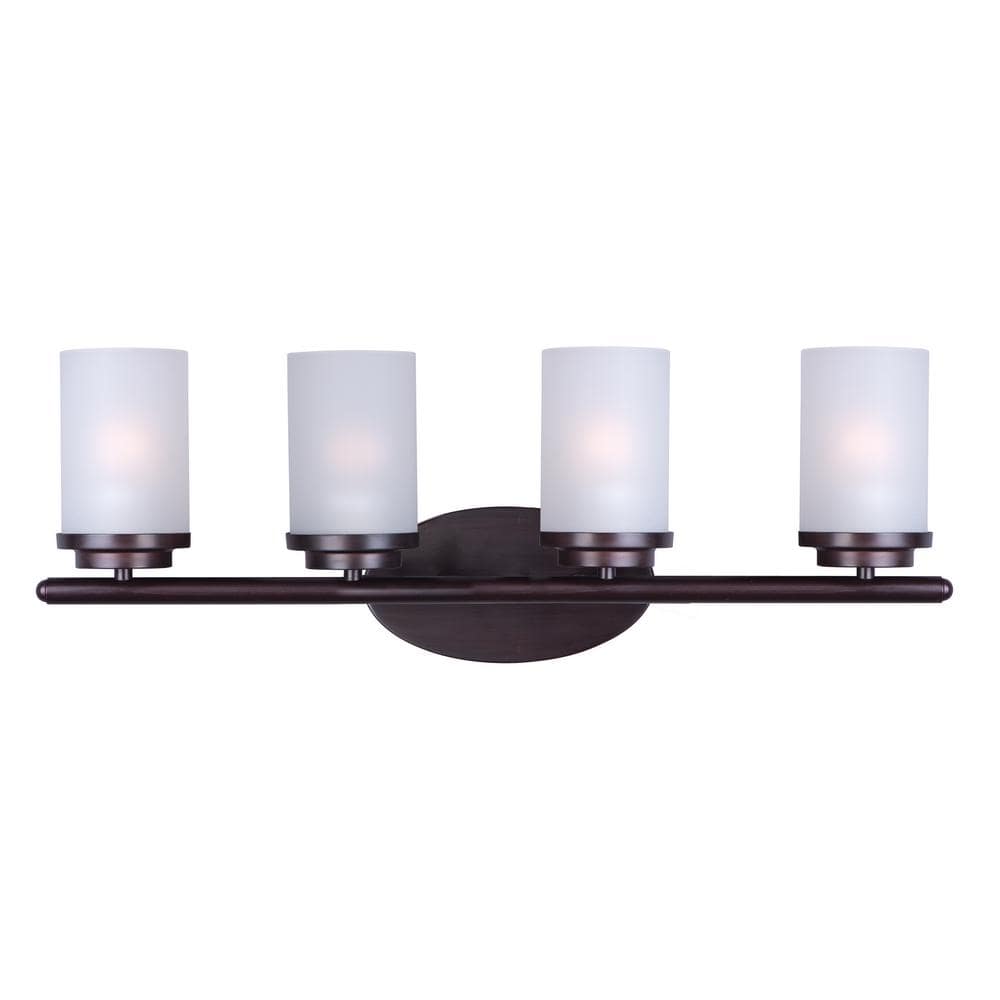 Corona 4-Light Oil Rubbed Bronze Bath Light Vanity price history on PriceWatchPro