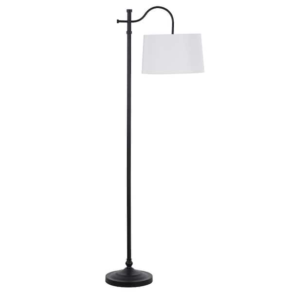 CANYON HOME Amber 60-in Black Stick Floor Lamp in the Floor Lamps  department at
