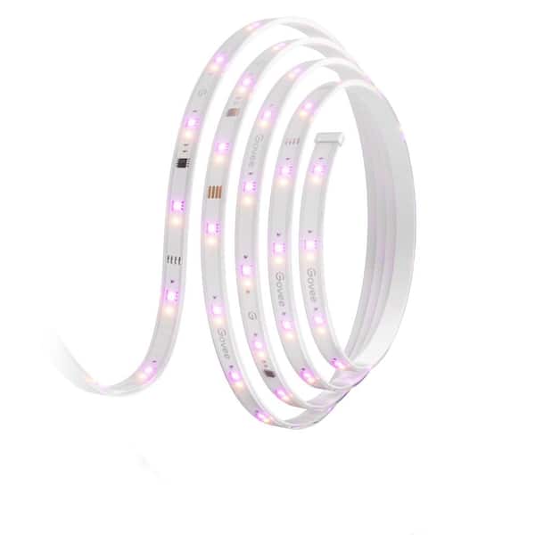 Govee 32.8 ft. Outdoor Plug-In Integrated LED Novelty RGBIC with White Lighting Wi-Fi Enabled String -Light