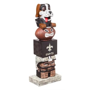 New Orleans Saints Tiki Totem Garden Statue