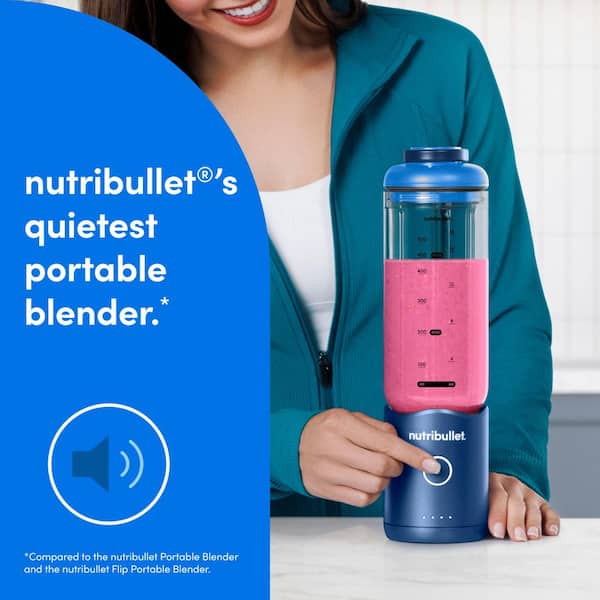 nutribullet Flex 22 oz. Single speed Portable Blender, Sapphire