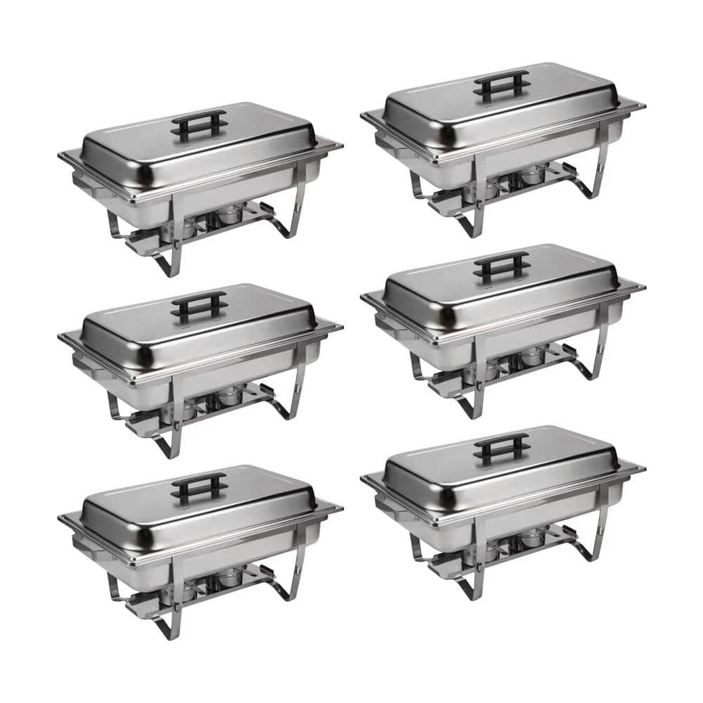 Buffet Tray Catering Dish For Home and Outdoor 6 Pcs/Sets