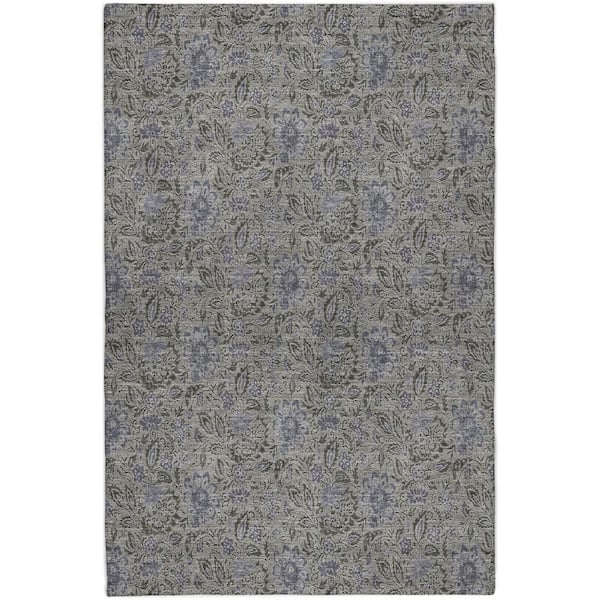 Dream Shag Premium Machine Washable Abstract ADS660 Khaki 9 ft. x 12 ft. Area Rug