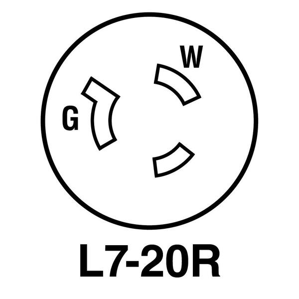 Pass & Seymour Legrand L720-p Turnlok Plug 20a 277vac for sale online 