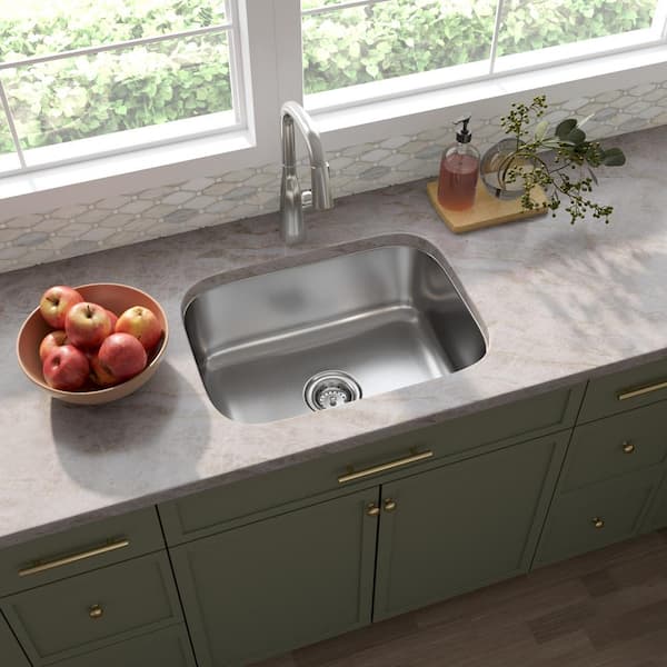 Sinber HU2318S-10-S 23 x 18 x 9 Undermount Single Bowl Kitchen