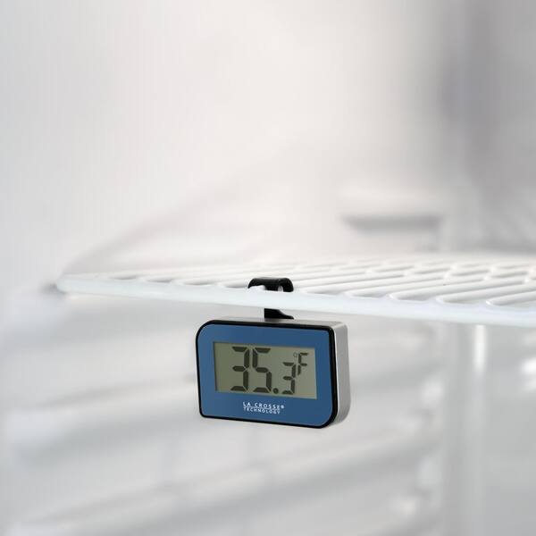 La Crosse Technology Blue Digital Refrigerator-Freezer Thermometer