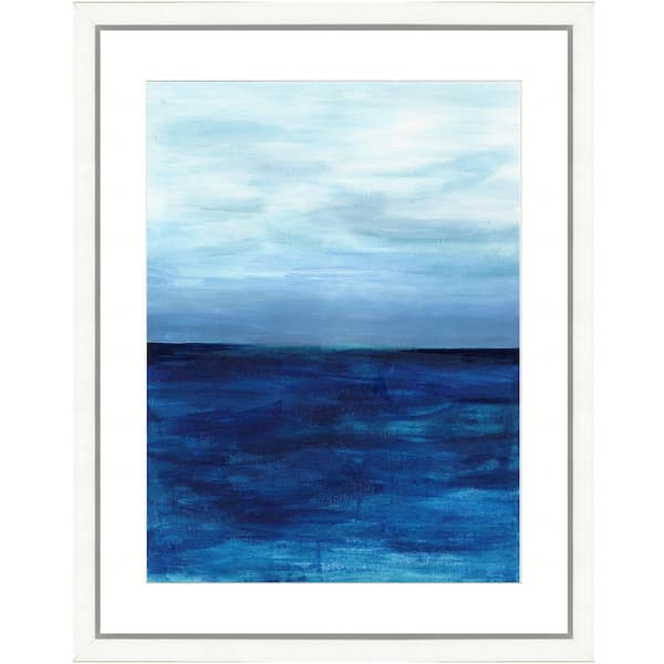 Vintage Print Gallery "Waiting for the storm" Framed Archival Paper Wall Art (26 in. x 32 in. in full size)