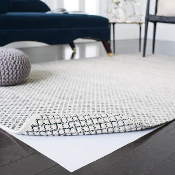 Rug on Carpet White 2 ft. x 4 ft. Rug Pad