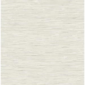 Silverton Faux Grasscloth Metallic Gold, Grey, & Off-White Paper Strippable Roll (Covers 56.05 sq. ft.)