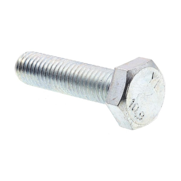 Prime-Line M10-1.50 x 40 mm Class 10.9 Metric Zinc Plated Steel Hex Head Cap Screws (10-Pack)