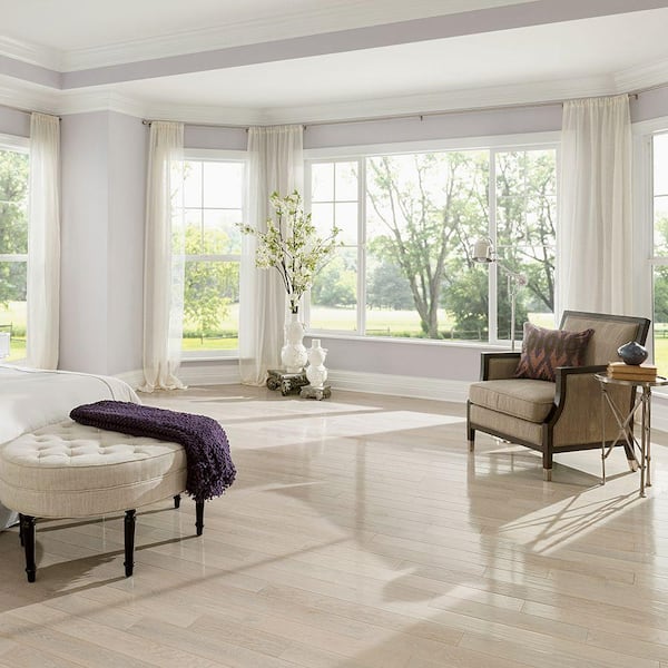 American Originals Sugar White Oak 3/8 in. T x 5 in. W T+G Smooth Engineered Hardwood Flooring (22 sq.ft./ctn)