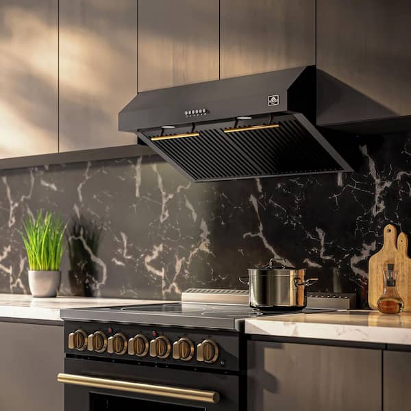 Forno Bari Espresso 30 in. Ducted Under Cabinet Range Hood in