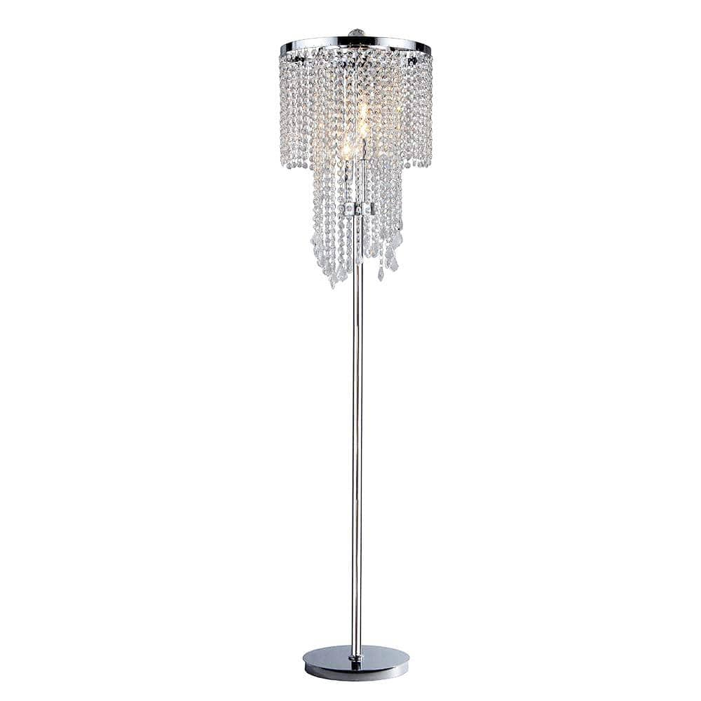 60 in. Multi-Function Full Spectrum White LED Magnifying Floor Lamp