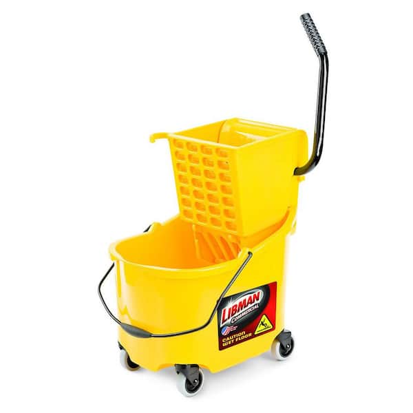 32 Qt. Heavy-Duty Commercial Mop Bucket and Wringer
