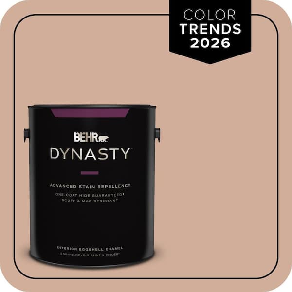BEHR DYNASTY 1 gal. #S200-3 Iced Copper Eggshell Enamel Interior Stain-Blocking Paint & Primer