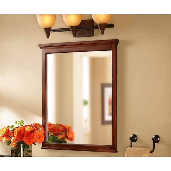 Home Decorators Collection Ashburn 28 in. x 32 in. Wall Mirror in