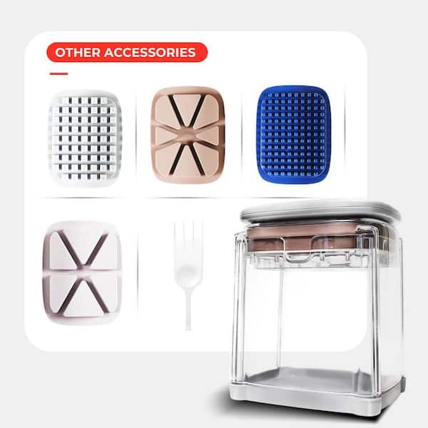 Lynzavix Stainless Steel 4-in-1 Food Dicer Chop Box with