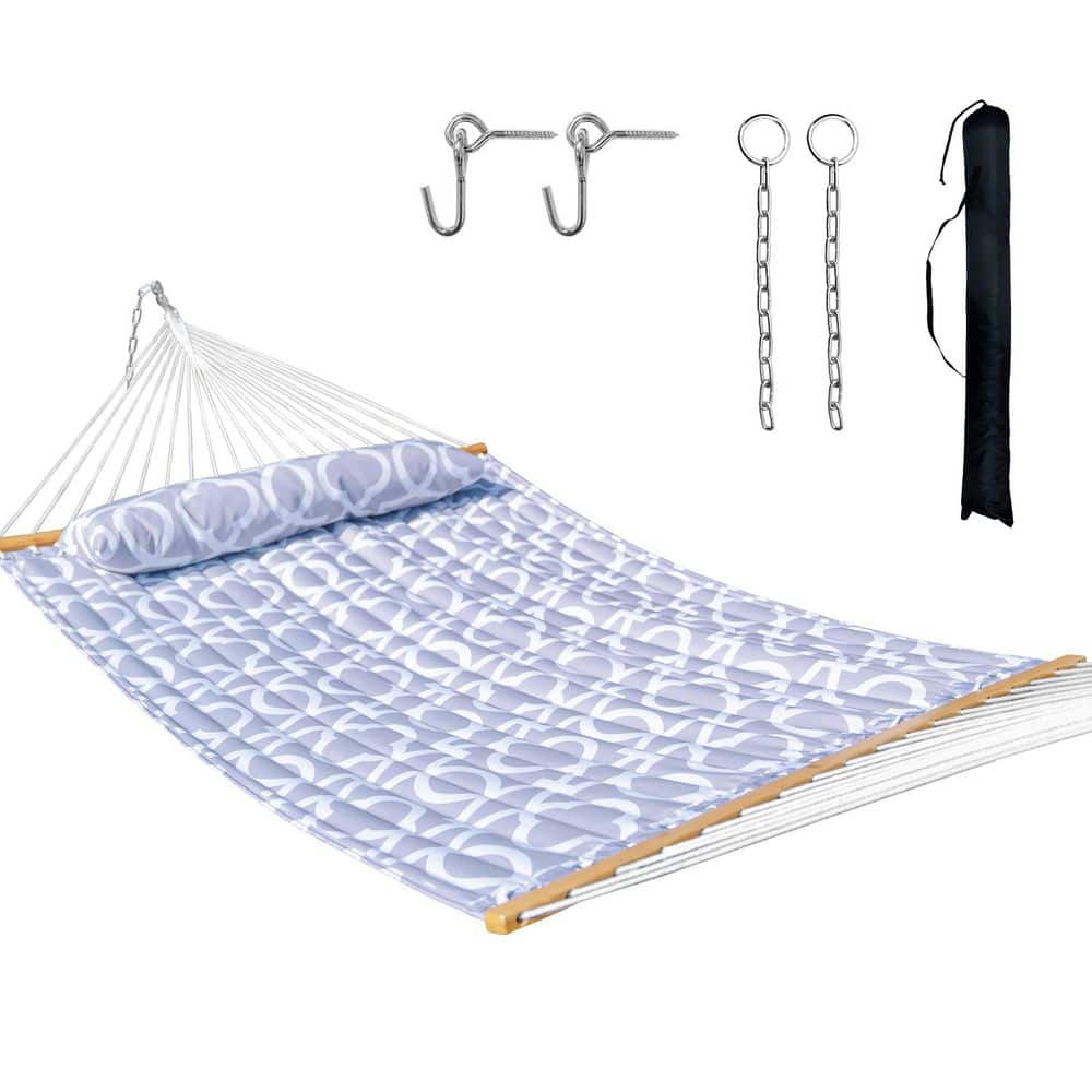 12 ft. Portable Double Hammock with Matching Pillow in Gray price history on PriceWatchPro