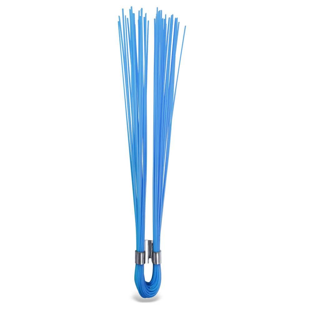 6 in x 0.5 ft Stake Whisker Markers, Blue, 500 EA