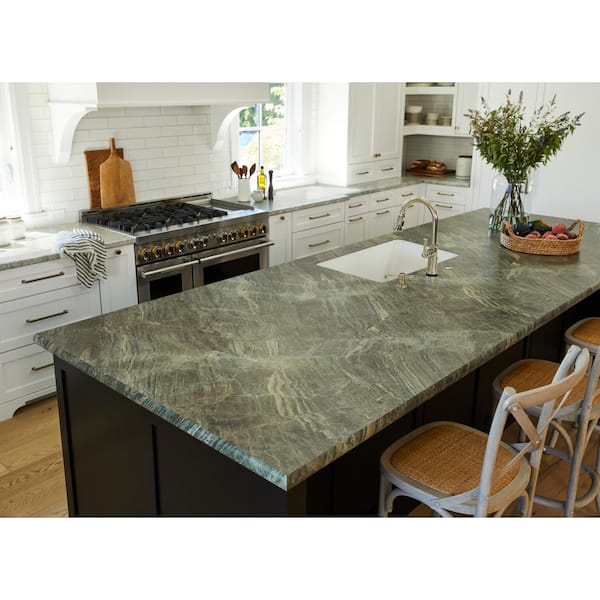 FORMICA 5 ft. x 12 ft. Laminate Sheet in 180fx Jatoba Green with