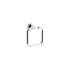 Bellera Wall Mounted Towel Ring in Polished Chrome