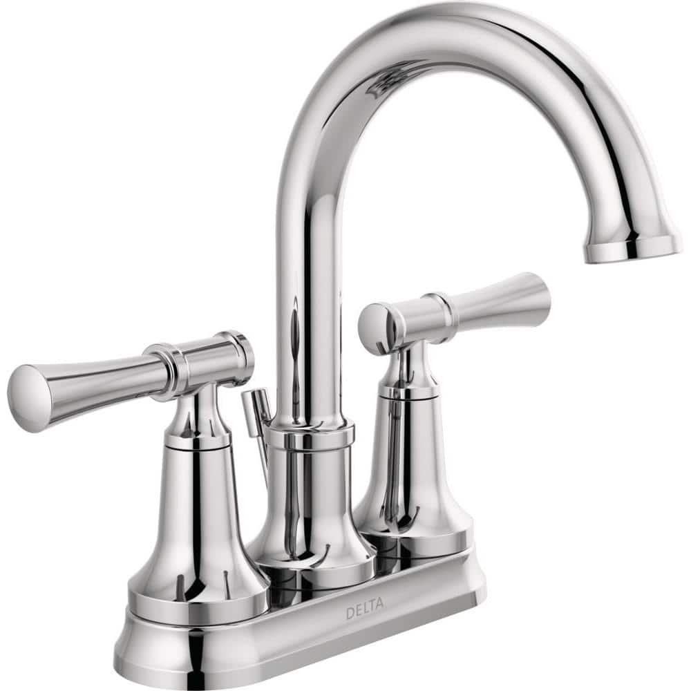 Delta Chamberlain 4 in. Centerset 2-Handle Bathroom Faucet in