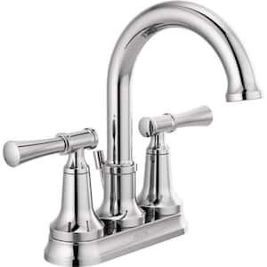 Chamberlain 4 in. Centerset 2-Handle Bathroom Faucet in Chrome
