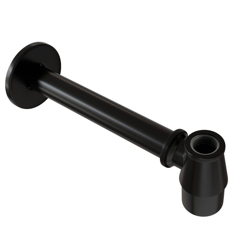 Decorative 1.25 in. Matte Black Solid Brass Bottle Trap price history on PriceWatchPro