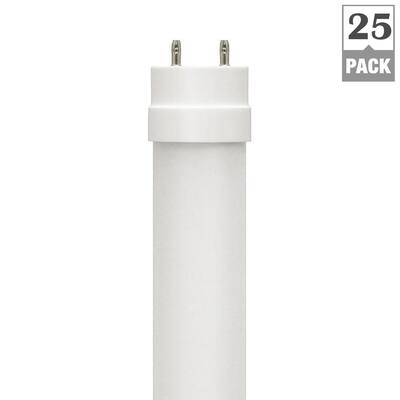 14-Watt 4 ft. Linear T8 Bypass Ballast LED Tube Light Bulb (25-Pack)