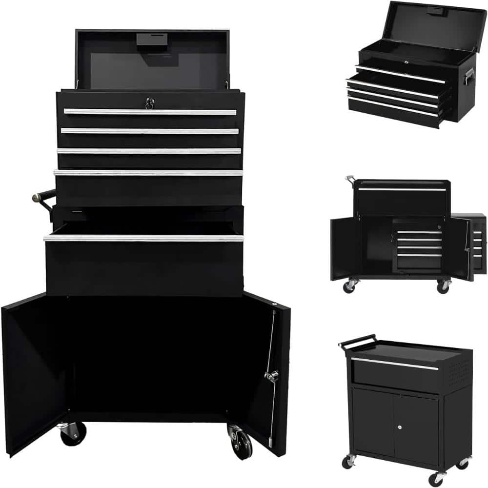 20.43 in. W 5-Drawer Steel Rolling Tool Chest with Locking System, Sliding Drawers, Liners for Garage, Warehouse price history on PriceWatchPro