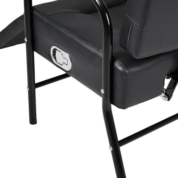 CSC DECOR INC PU Leather Shampoo Chair with Footrest Reclining