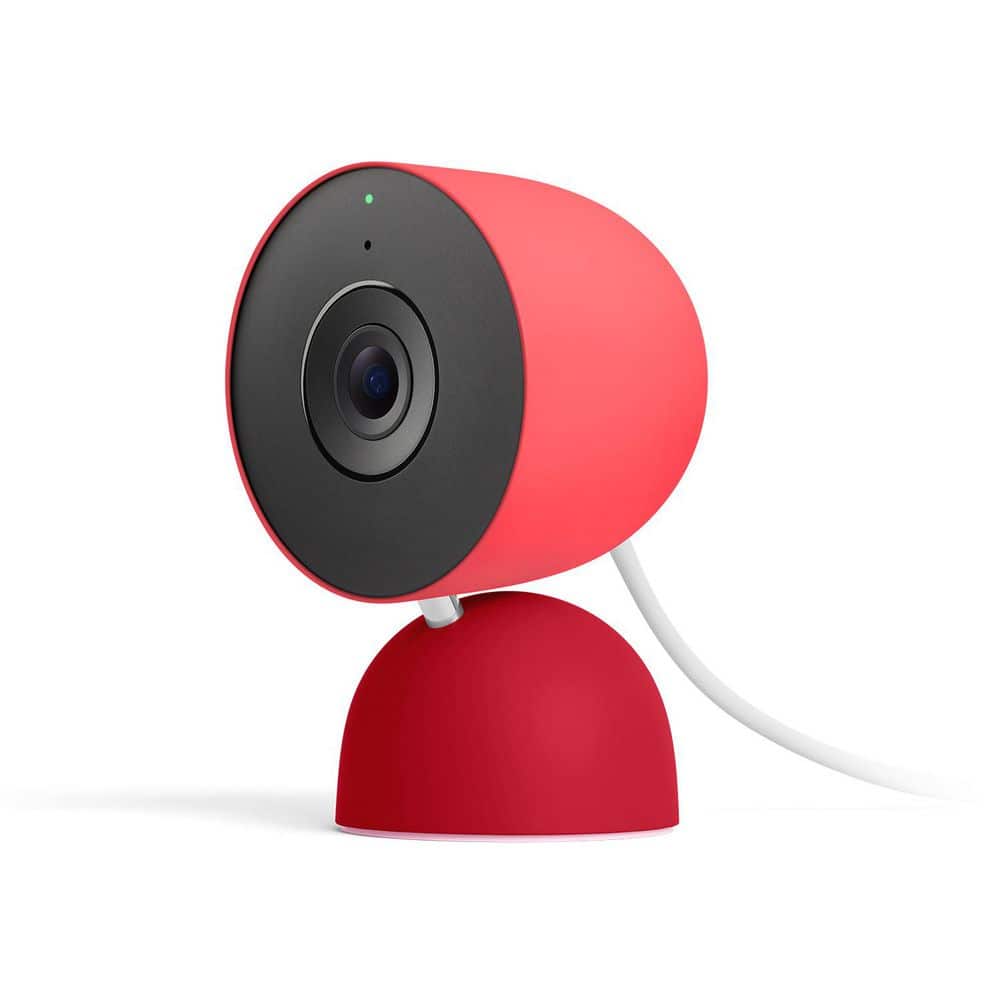 Google Nest Indoor Security Camera (Wired, 3rd gen) - Berry