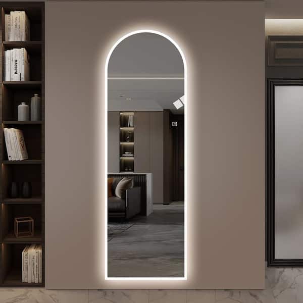 Miscool Avex 21 in. W x 65 in. H Arch Frameless LED Full Length