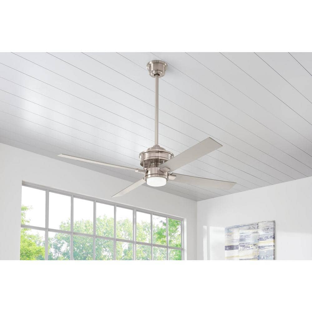 Home Decorators Collection Lincolnshire 60 in. LED Brushed Nickel