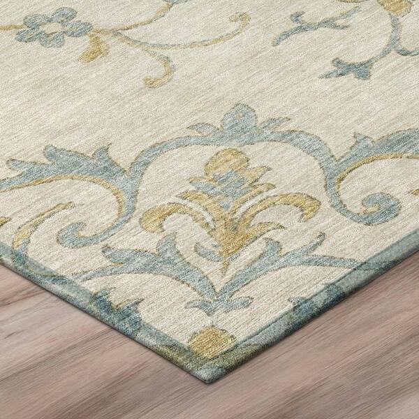 Chantille Machine Washable Indoor/Outdoor Abstract ACN2964 Ivory 3 ft. x 4 ft. Area Rug