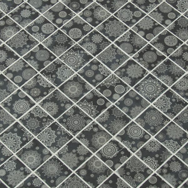 MSI Santiago 11.75 in. x 11.75 in. x 4mm Textured Glass Mesh-Mounted Mosaic Tile (0.96 sq. ft.)