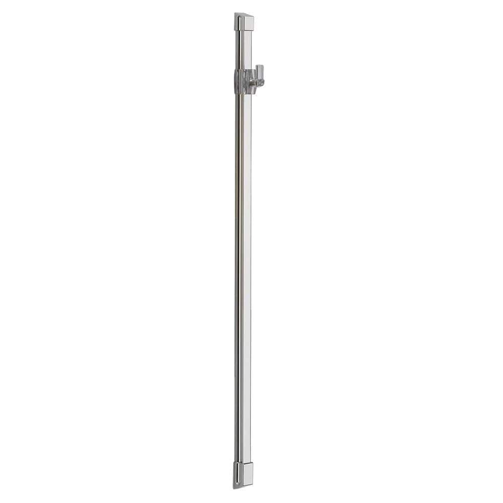 Delta 30 in. Adjustable Glide Rail Wall Bar with Pin Mount in White