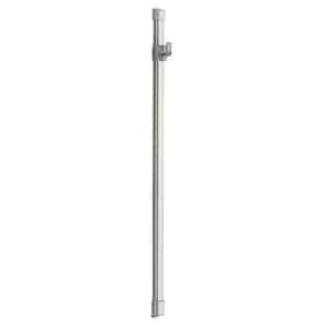 30 in. Adjustable Glide Rail Wall Bar with Pin Mount in White