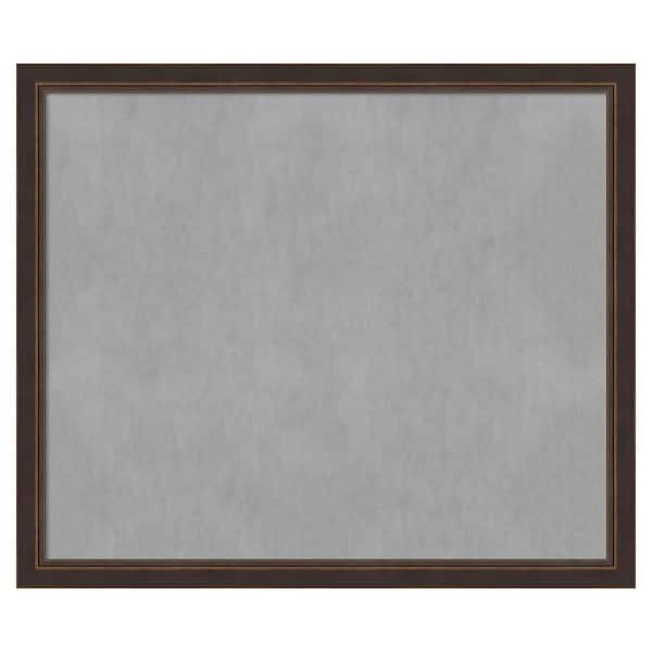 Amanti Art Lara Bronze 52 in. x 44 in. Framed Magnetic Board