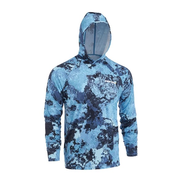 Photo 1 of FIRM GRIP Men's X-Large Veil Aqueous Performance Long Sleeved Hoodie Shirt